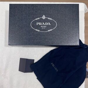 Prada Men’s Shoes Black Box with Dust Bag